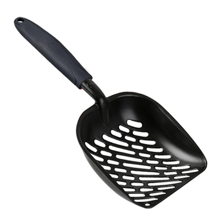 Extra Large Black Coated Aluminum Alloy Cat Litter Shovel