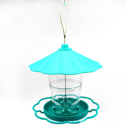 Foldable Bird Feeder With Removable Roof - Outdoor Garden Decor