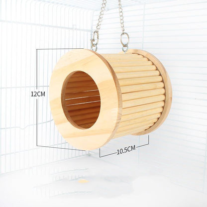 Wooden Animal Hideout: Cozy Retreat For Small Pets