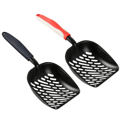 Extra Large Black Coated Aluminum Alloy Cat Litter Shovel