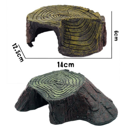 Resin Reptile Balcony Climbing Rockery - Simulated Turtle Platform For Fish Tanks And Aquariums