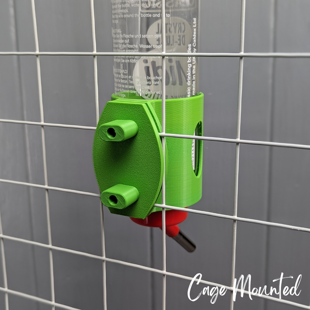 Guinea Pig & Rabbit Water Bottle Holder - Kiwi Green