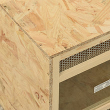 vidaXL Reptile Terrarium Bearded Dragon Tank with Double Doors Snake Enclosure