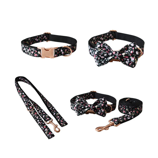 Charlie Dog Collar, Dog Collar & Dog Bowtie (Set) – by The Paw Co.