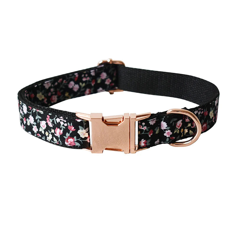 Charlie Dog Collar & Dog Bowtie Set
