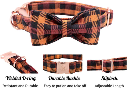 Charming Bowtie Dog Collar