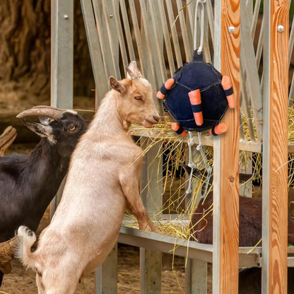 Horse Enrichment Toy Treat Ball Farm animals Feeder Toy Boredom Buster Funny Interactive Stress Reliever for Feeding Cattle goat