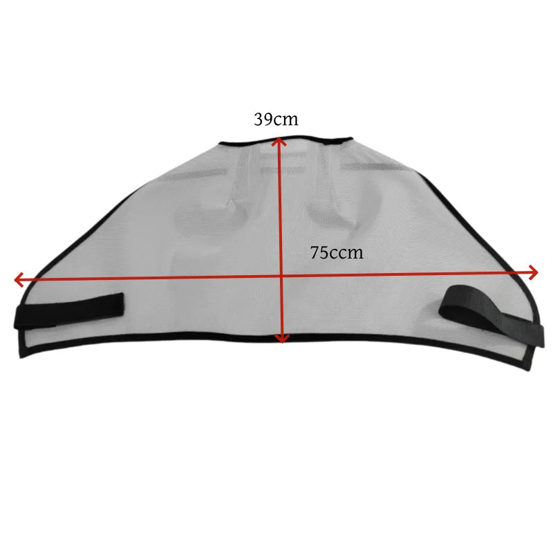 New Fly proof Horse Face Cover, Cool and Breathable Mesh, Insect proof, Mosquito proof, Sunshade, Horse Head Cover, Equestrian H