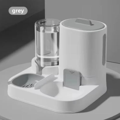 Cat feeding water feeder dog bowl cat bowl smooth food and water supply two-in-one water dispenser cat bowl pet supplies