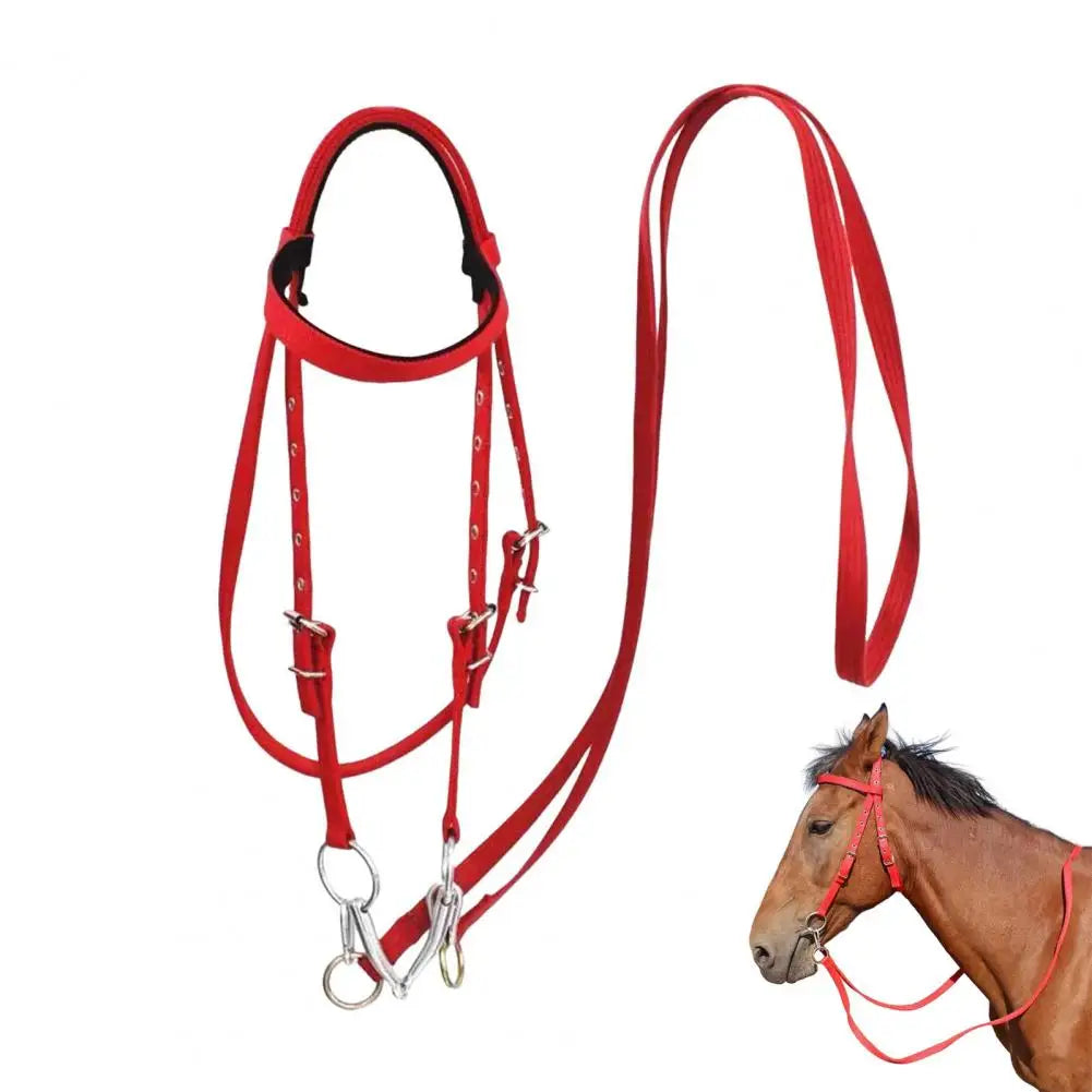 Horse Halter Adjustable Chin Horse Halter Plush Padded Horse Training Equestrian Accessory Adjustable Buckle Horses Halter