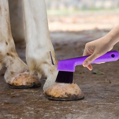 Hoof Picks For Horses 2 In 1 Horse Grooming Supplies Hoof Pick For Horse Cleaning Horse Hoof Polish Hoof Pick With Brush