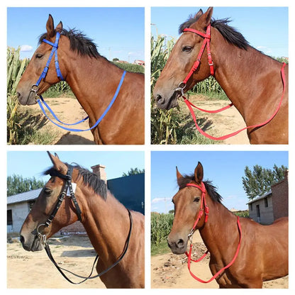 Horse Halter Adjustable Chin Horse Halter Plush Padded Horse Training Equestrian Accessory Adjustable Buckle Horses Halter