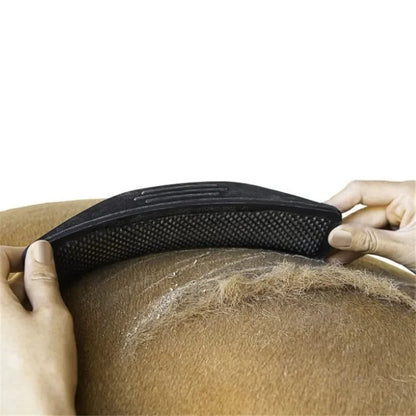 Horse brush, massage brush, cleaning, massage and hair scraper, cleaning horse equipment, horse bathing, pet horse hooves