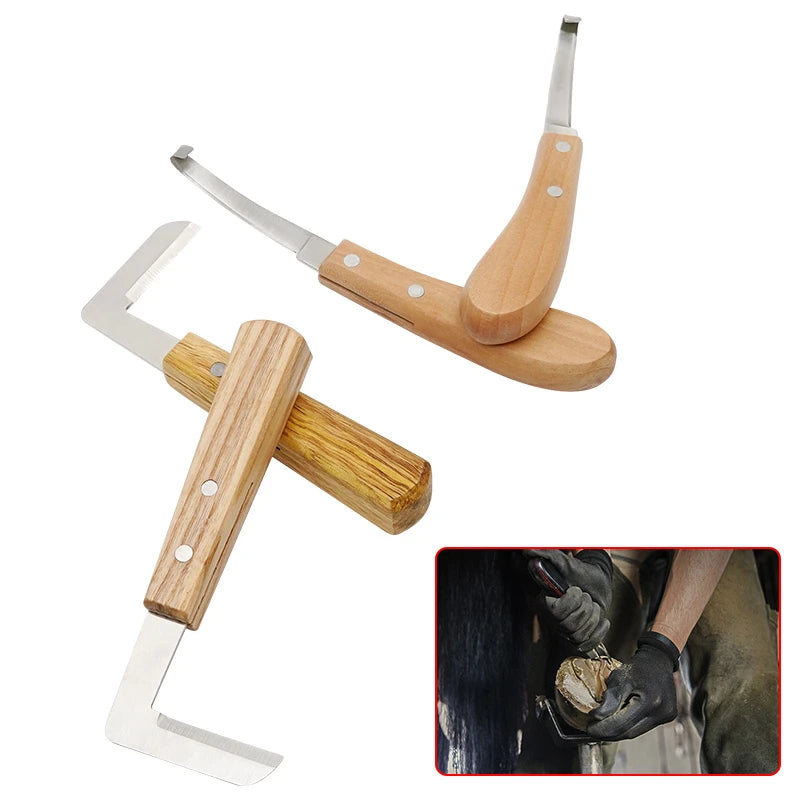 1Pcs Cattle Horses Hoof Cutter Goat Sheep Pig Livestock Hoof Knife Right/Left Hand Animal Foot Pruning Tools Veterinary Supplies