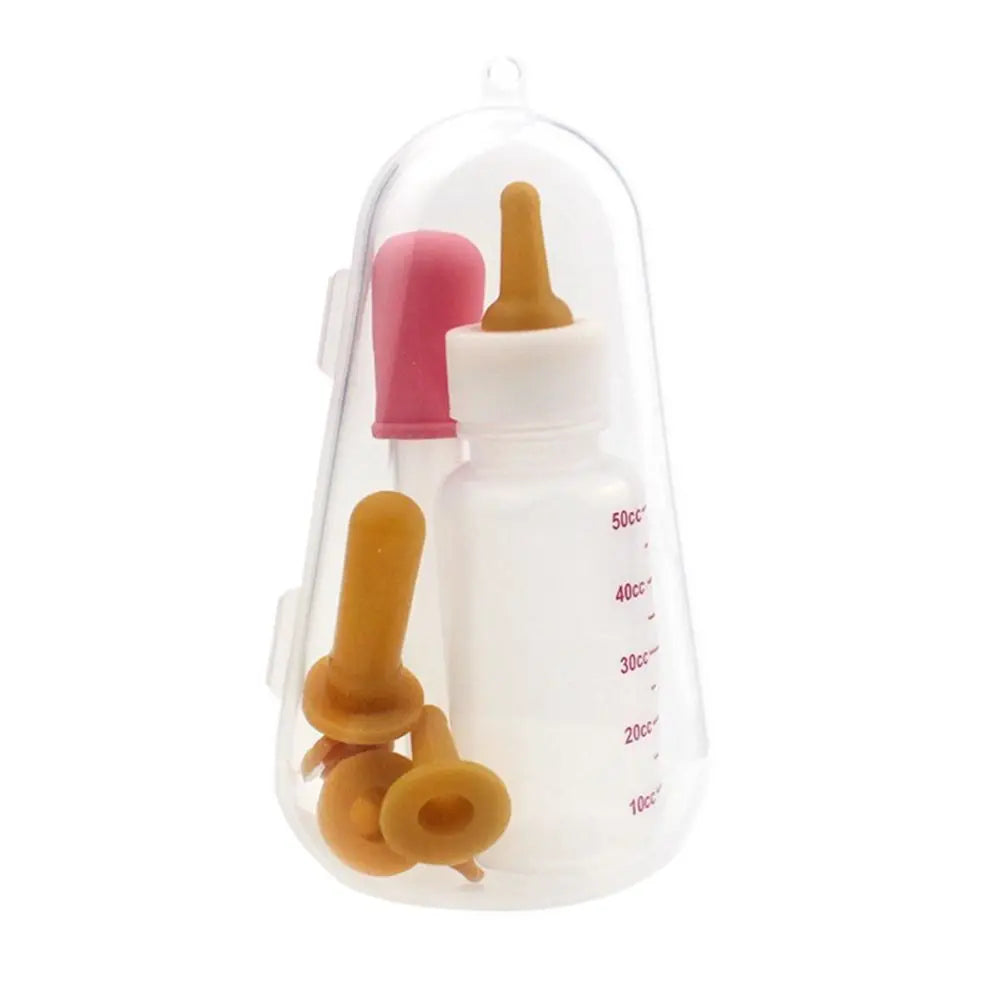 Set Newborn Feeder Dog Water Bottle Puppy Pet Feeder Supplies Kitten Feeding Bottle Pet Milk Bottle Cat Drinking Bottle