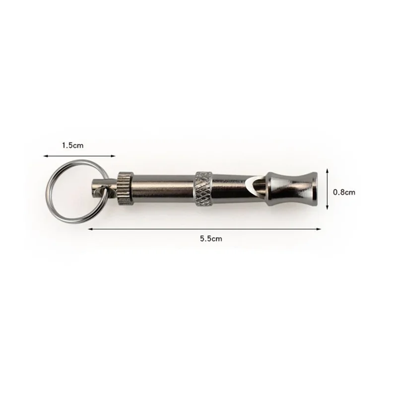 Pet training supplies dog flute dog whistle ultrasonic dog training small whistle pet supplies silver small portable