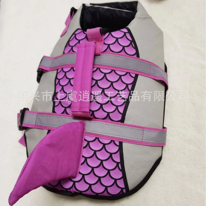 Shark Dog Life Jacket Enhanced Buoyancy Vest