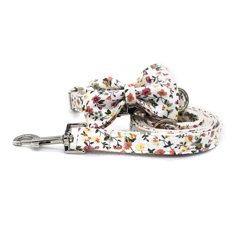 Lulu Dog Collar, Dog Collar & Dog Bowtie (Set) – by The Paw Co.