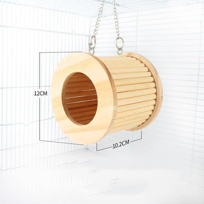 Wooden Animal Hideout: Cozy Retreat For Small Pets