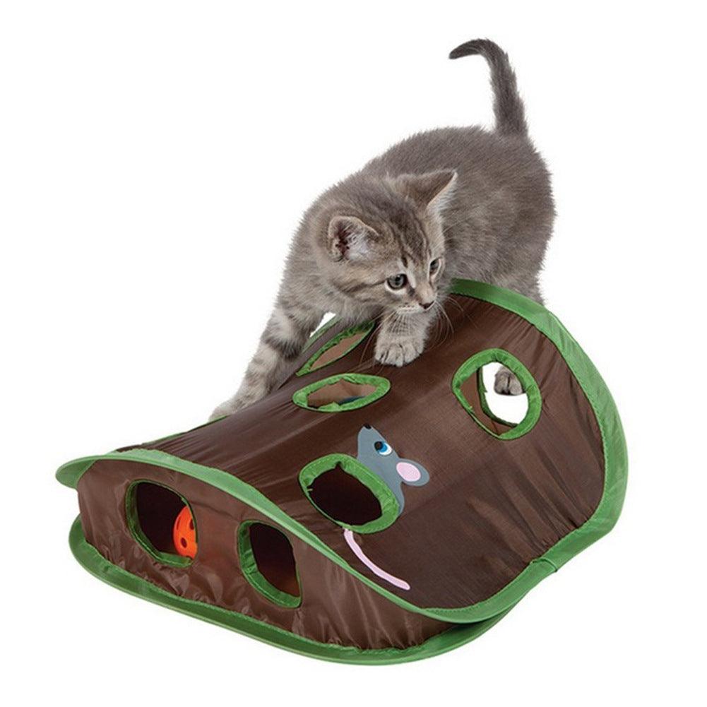 The Feline Fun Zone: Interactive Mouse Chase And Bell Adventure