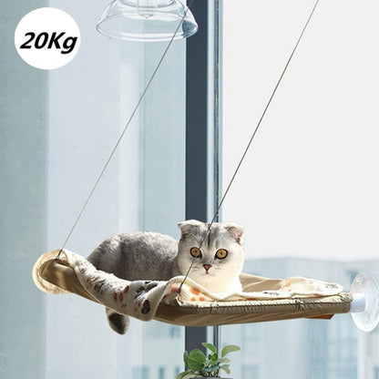 Cat Sunny Seat Window Mount Pet Cat Hammock Comfortable Cat Pet Bed Cute Pet Hanging Beds Bearing 20kg