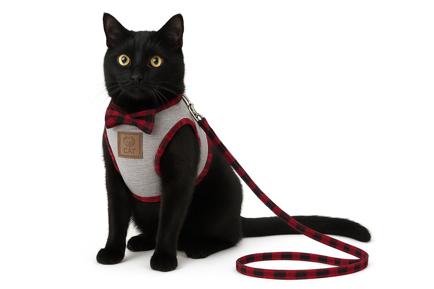 Cozycat Knitted Fabric Cat Harness Set