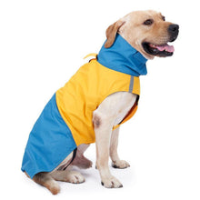Colorblock Reflective Dog Raincoat - Waterproof Pet Jacket