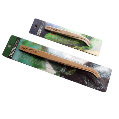 Pet Reptile Bamboo Tweezers Set - Essential Feeding Tools For Crawling Pets