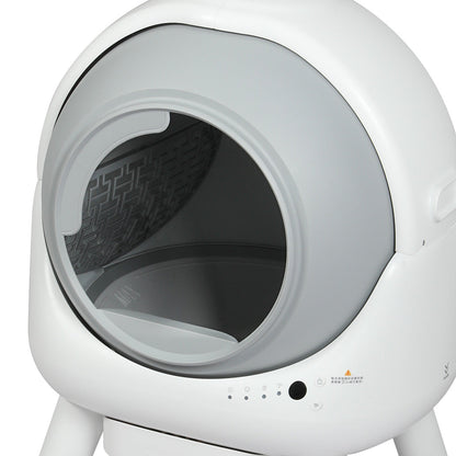 PaWz Smart Self Cleaning Cat Litter Box APP Control White