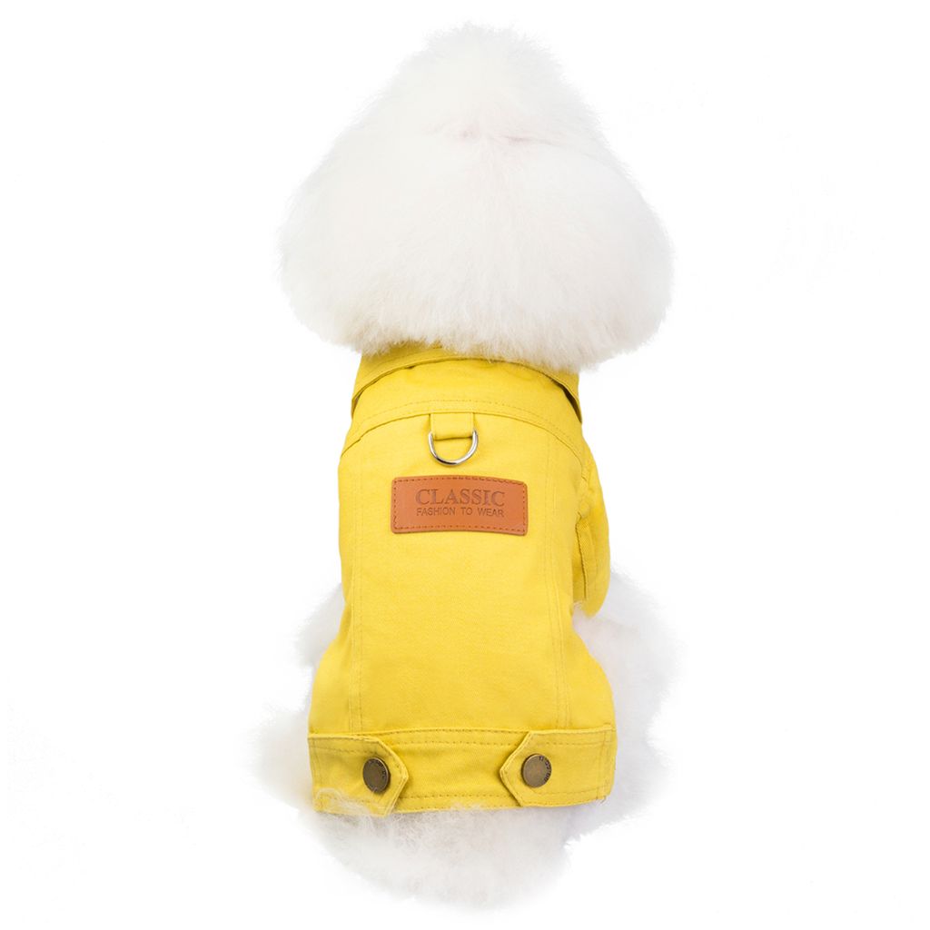 Yellow Seasons Dog Jacket by Doggy Doo Little