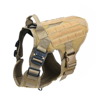 Tactical Dog Harness Pet Training Hunting Dog Vest Metal Buckle German Shepherd Dog Harness With Leash For Small Large Dogs
