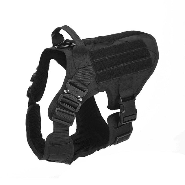 Tactical Dog Harness Pet Training Hunting Dog Vest Metal Buckle German Shepherd Dog Harness With Leash For Small Large Dogs