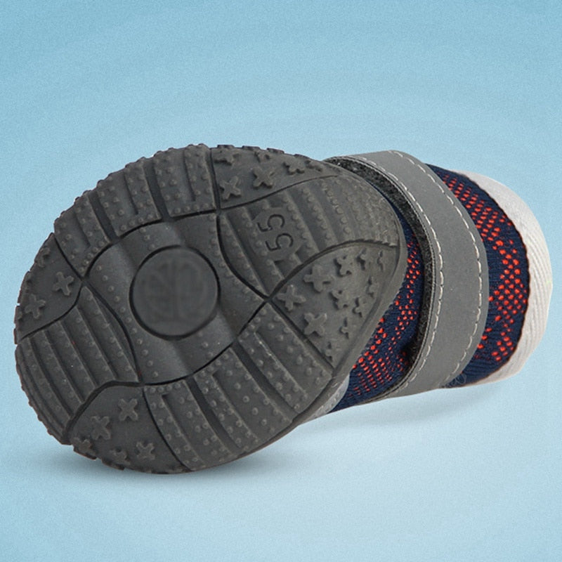 4pcs Waterproof Winter Pet Dog Shoes Anti-slip Rain Snow Boots Footwear Thick Warm For Small Cats Dogs Puppy Dog Socks Booties