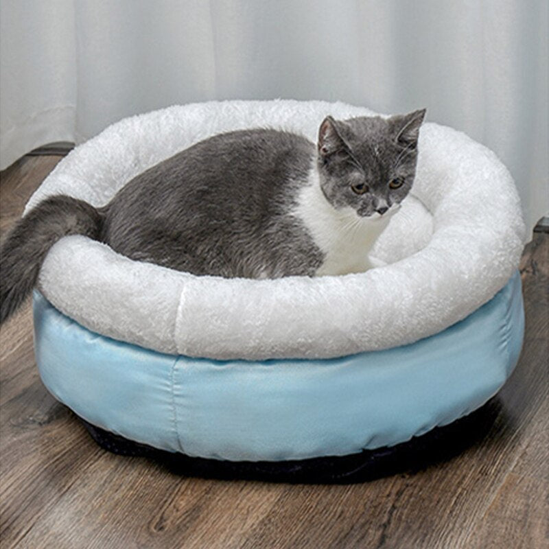 Soft Pet Bed Dog Cat House Puppy Kennel Winter Warm Nest Sofa Cushion Lamb Cashmere Pet Mat  for Cats Dogs Pet Sleeping Supplies